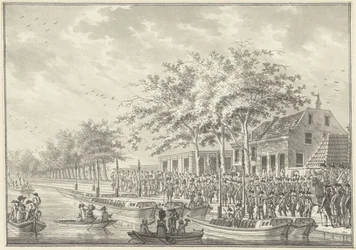 Amsterdamilaisten lähtö Utrechtiin, 1787