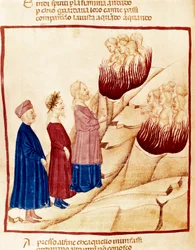 Kiirastule: Dante ja Vergilius, miniatyyri