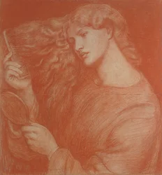 Lady Lilith (punainen liitu paperille)