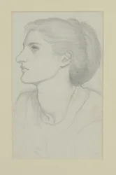 Womans Head, 1865-70