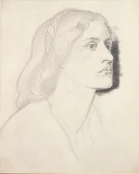 Neiti Ruth Herbertin muotokuva, luultavasti 1858
