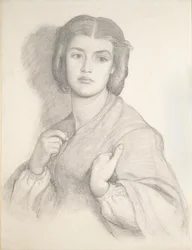 Naisen muotokuva, 1800-luvun puoliväli
