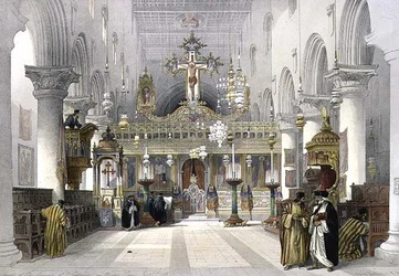 Pyhän Katariinan luostarin kappeli Siinainvuorella, 21. helmikuuta 1839, levy 112 