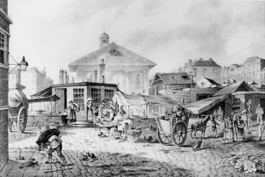 Covent Gardenin markkinat, 1824