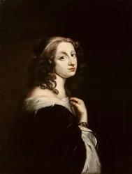 Christina, Ruotsin kuningatar, n. 1650 (öljy kuparille)