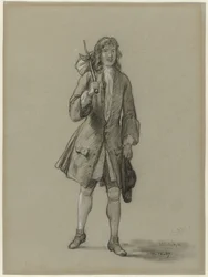 Ferdinand Huyck palaa ulkomailta. Kuvitus Jacob van Lennepin samannimiseen kirjaan