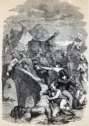 Election Riot at Hawick, 1837, kuvitus vuonna 1895 julkaistusta Cassell