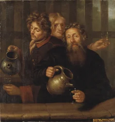 Medevin kylpylämestari ja hänen poikansa, 1686