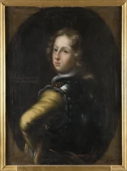 Charles III Guillaume de Bade Durlach - Baden-Durlachin markkreivi Charles III Williamin (1679-1738) muotokuva, Ehrenstrahl, David Klocker (1629-1698). Öljy kankaalle. Mitat: 83 x 67 cm. Tukholman kansallismuseo