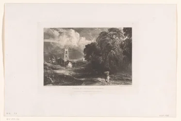 Näkymä Stoke-by-Naylandiin Stoke by Nayland, Suffolk (otsikko esineessä)