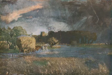 Hampshire Haying, 1891, 1930.