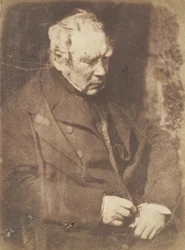 Kenraali John Munro, Teanich, 1843-47. Tekijät: David Octavius Hill, Robert Adamson, Hill & Adamson.