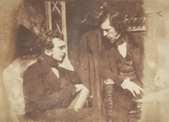 George Gilfillan ja Samuel Brown, 1843-47. Tekijät: David Octavius Hill, Robert Adamson, Hill & Adamson.