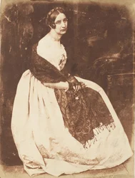 Lady Elizabeth Eastlake, 1843-47. Tekijät: David Octavius Hill, Robert Adamson, Hill & Adamson.
