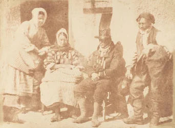 Newhavenin perhe, 1843-47. Tekijät: David Octavius Hill, Robert Adamson, Hill & Adamson.