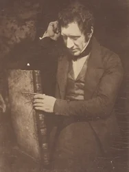 James Nasmythin muotokuva, n. 1844, painettu 18901900. Tekijät: David Octavius Hill, Robert Adamson, Hill & Adamson.