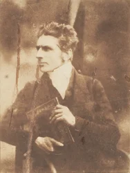 Pastori Charles John Brown, 1843-47. Tekijät: David Octavius Hill, Robert Adamson, Hill & Adamson.