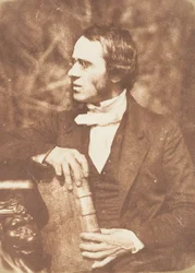 Pastori tohtori Andrew Sutherland, 1843-47. Tekijät: David Octavius Hill, Robert Adamson, Hill & Adamson.