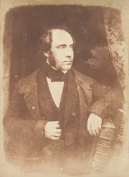Pastori George Lewis, Dundee, 1843-47. Tekijät: David Octavius Hill, Robert Adamson, Hill & Adamson.
