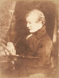 William Etty, R.A., 1843-47. Tekijät: David Octavius Hill, Robert Adamson, Hill & Adamson.