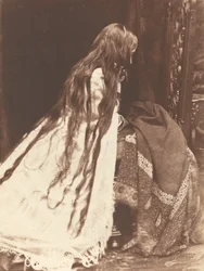 Rukous, 1843-1847. Tekijät: David Octavius Hill, Robert Adamson.