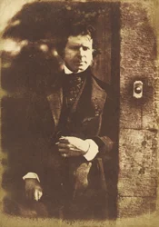 David Octavius Hill Rock Housen portilla, Edinburgh, 1843-1847 (kuva).
