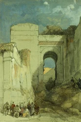 Vanha maurilainen portti, Granada, 1883