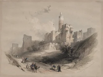 Jerusalemin linnoitus ilman muureja, Daavidin torni