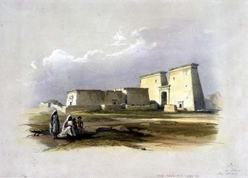 Dakke, kappaleesta "Egypt and Nubia", Vol.1 (litho)