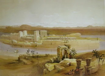 David Roberts Temppelisaari Philae