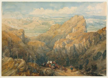 Laskeutuminen Granadan tasangolle