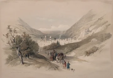 Nablusin sisäänkäynti, 1839.