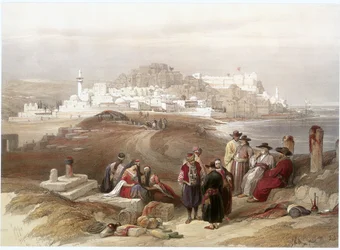 Jaffa pohjoisesta katsottuna (kaiverrus)