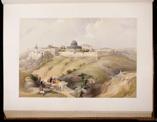 Jerusalem, 9. huhtikuuta 1839, kaivertanut Louis Haghe, 1843