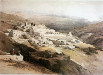 Nazareth, Fransiskaanimunkkien luostari, Israel (kaiverrus) (kaiverrus)