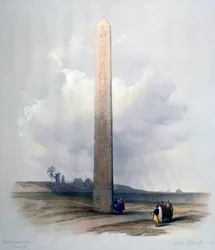 Heliopoliksen obeliski, 1839.