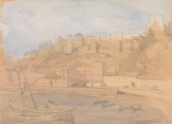 Alcazaba nähtynä Molen näköalapaikalta, Málaga