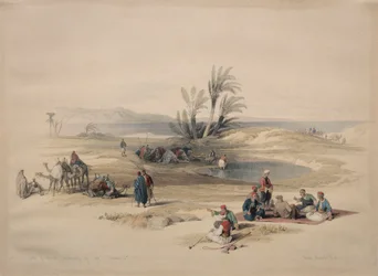 Mooseksen kaivot, Tyhin erämaa, 1839.