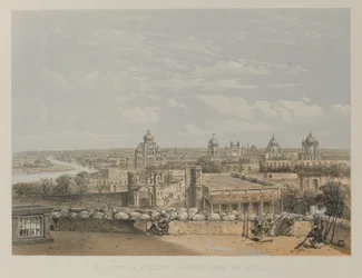 Näkymä Kapinallisilta vangittu asema, Lucknow