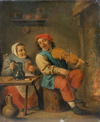 "Viulunsoittaja", 1630-1690