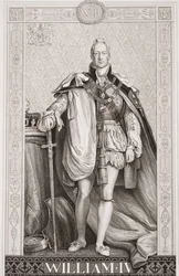 William IV (1765-1837) teoksesta "Englannin ja Skotlannin historian kuvituksia" osa II