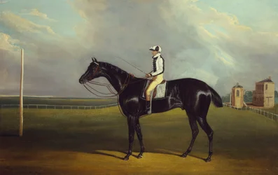 herra R.O. Gascoignen "Jerry" B. Smithin kanssa Doncaster Racecourse -radalla