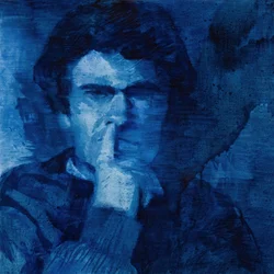 Marcel Broodthaers 12, 2018 (öljy pellavalle)