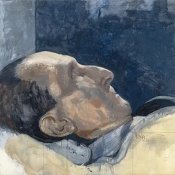 Marcel Duchamp 19, 2020 (öljyä pellavalle)