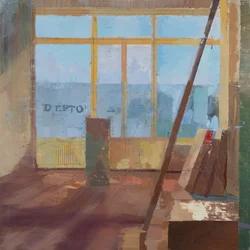 Musée des Aigles Modernes 12, 2017 (öljy pellavalle)