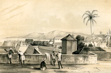 "Goa, yläesiripusta", Intia, 1847.