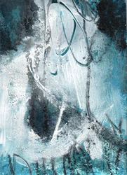 Misty Blue - abstrakti