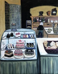 Patisserie, 2018 (akryyli kankaalle)