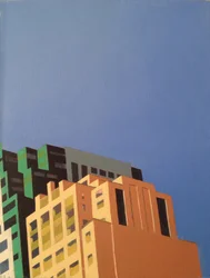 Brooklyn Hi Rise, 2012 (öljy kankaalle)
