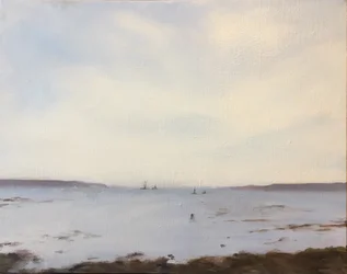 Rauhallinen, 2021 (öljy kankaalle)